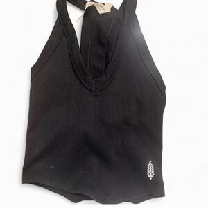 Size XS Brand New Free People Black Tank Top